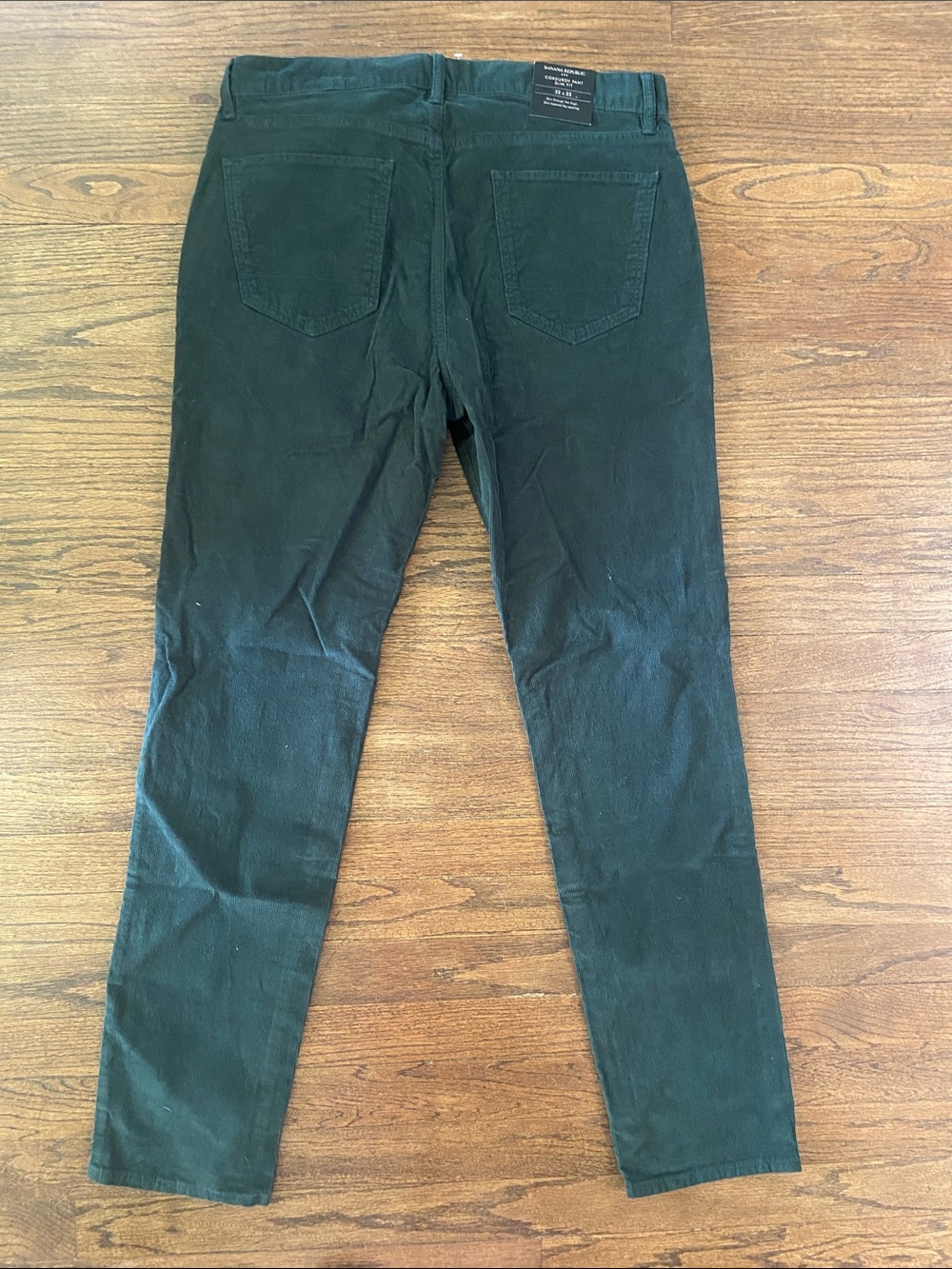 Banana Republic Dark Teal Corduroy Slim Fit Pants